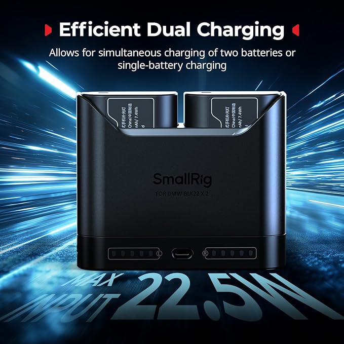 SMALLRIG DMW-BLK22 Battery Charger - Image 2