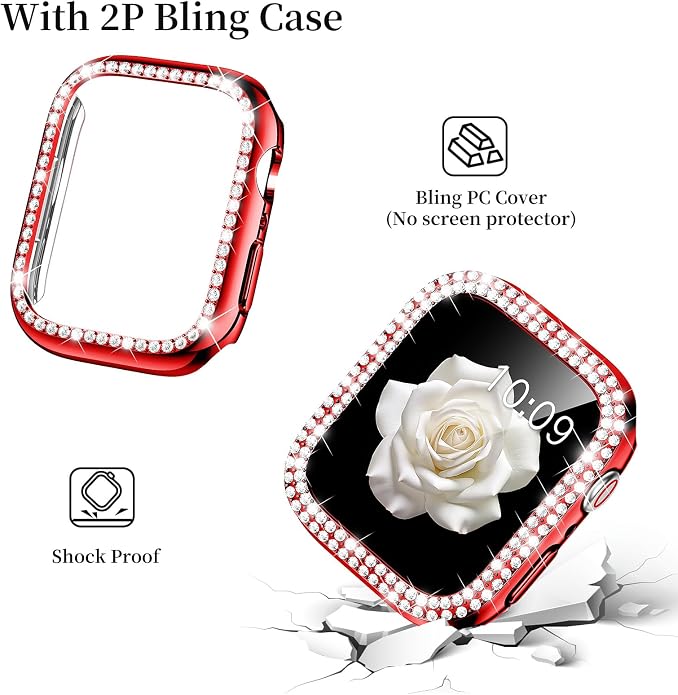 Mosonio Compatible with Apple Watch Band 38mm 40mm 41mm 42mm 44mm 45mm 46mm - Image 4