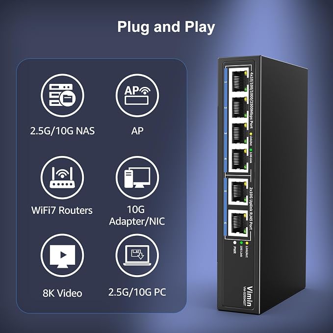 6-Port 10G/2.5G Ethernet Switch - Image 4