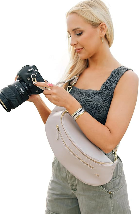 The Sidekick Camera Bag – Compact, Vegan Leather, Hands-Free Crossbody by RubyandRae