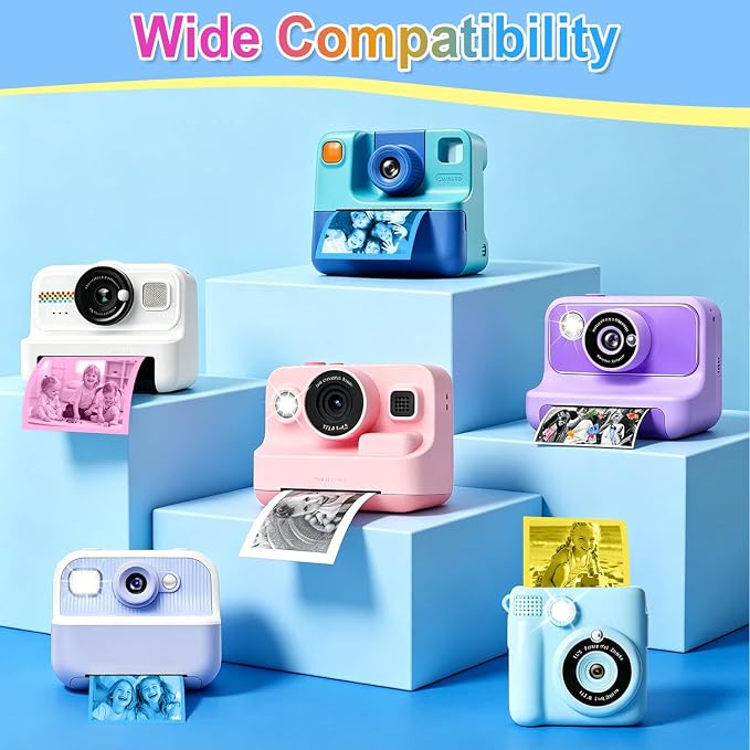 36 Rolls Kids Camera Paper Roll Refill Compatible - Image 3