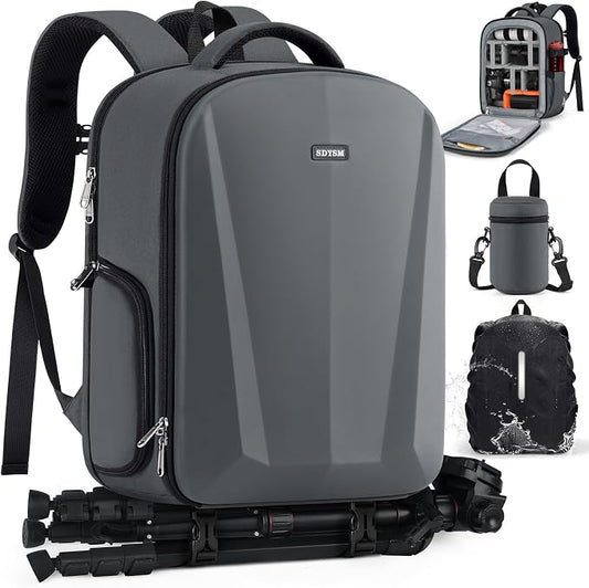 SDYSM Camera Backpack, Hardshell DSLR/SLR Camera Bag by SDYSM