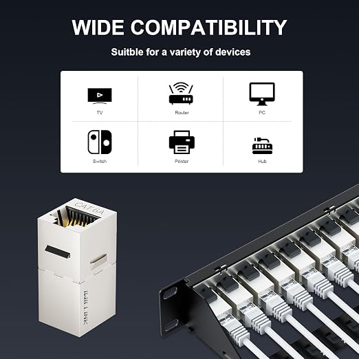 iwillink 10Gbps Patch Panel 24 Port, Shielded RJ45 Through Cat6A Patch Panel - Image 2