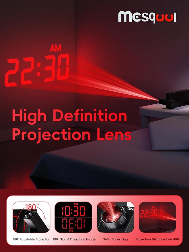 Digital Projection Alarm Clocks - Image 4