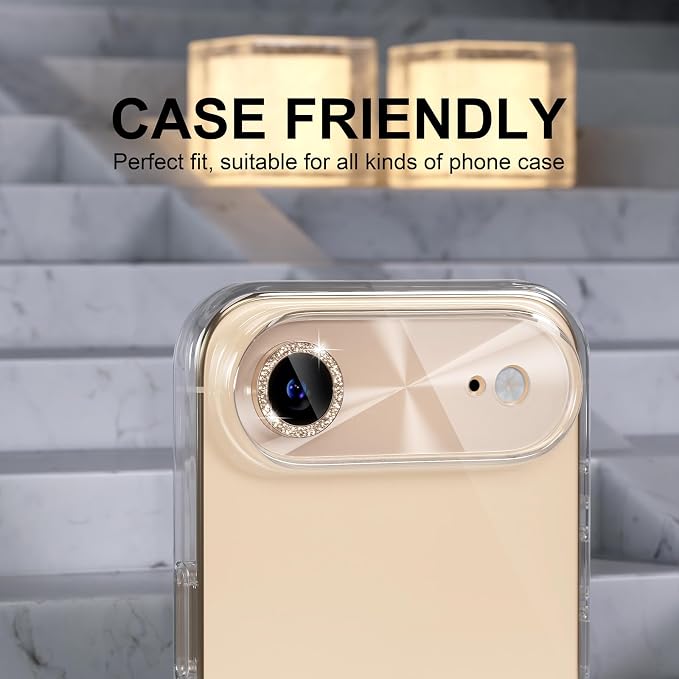 Choiche Compatible for iPhone 17 Air Camera Lens Protector, Bling Camera Cover - Image 4