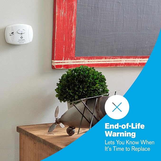 FIRST ALERT CO400-3 Carbon Monoxide Detector, Battery Operated - Image 4