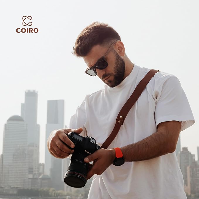 C Coiro Leather Camera Strap Crossbody - Image 6