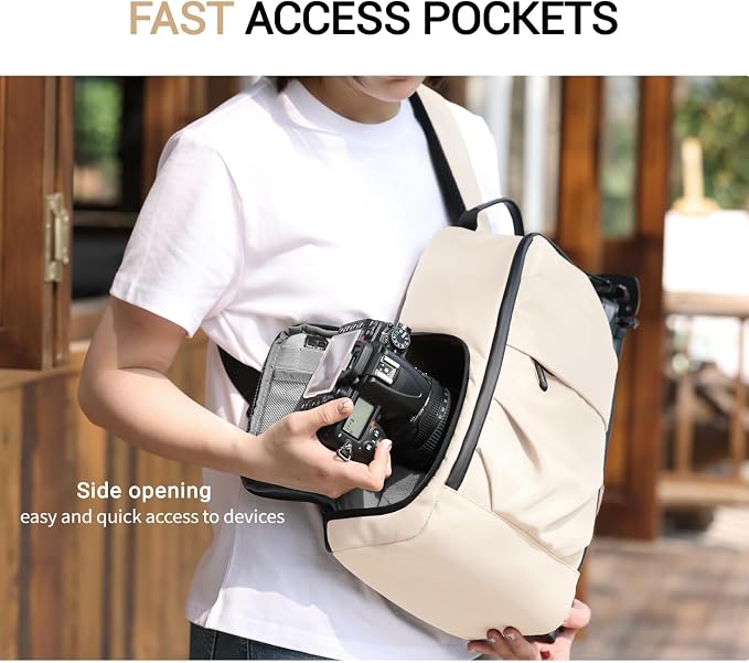 TAAOKA Camera Sling Bag for Photographe – Waterproof Crossbody Camera Bag - Image 3