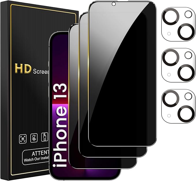 Romkasi 3 Pack Privacy Screen Protector by Unknown