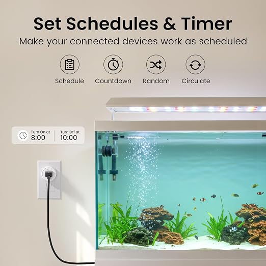 GHome Smart Plug Mini, WiFi Smart Outlet Plug Works - Image 3