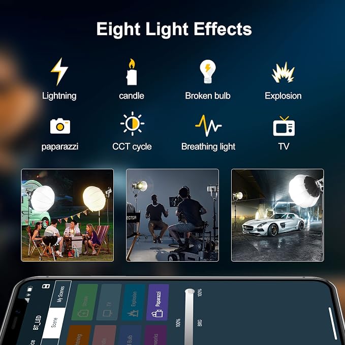 GVM 150W Video Light Kit, 2700K-7500K Continuous Lighting - Image 6