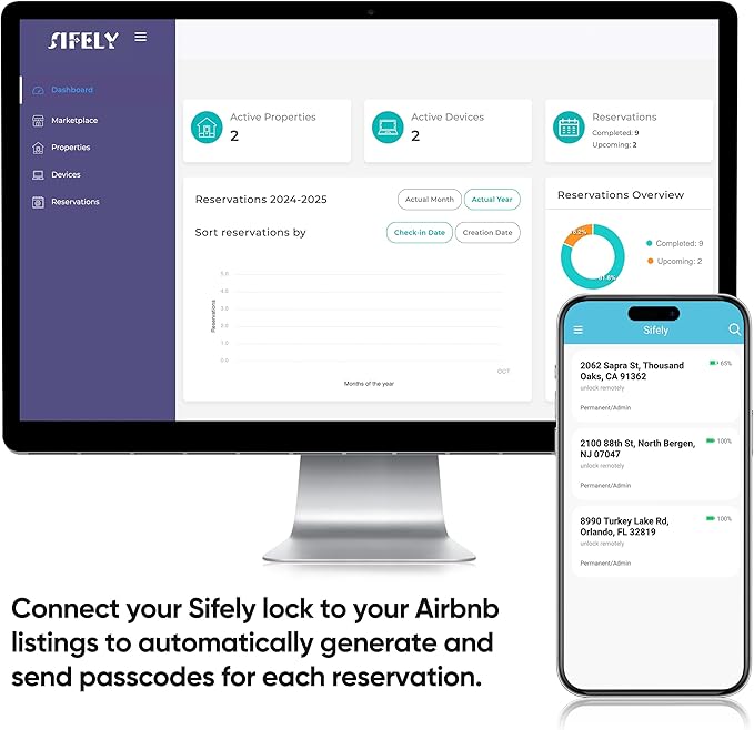 Sifely Keyless Entry Smart Lock - Image 4