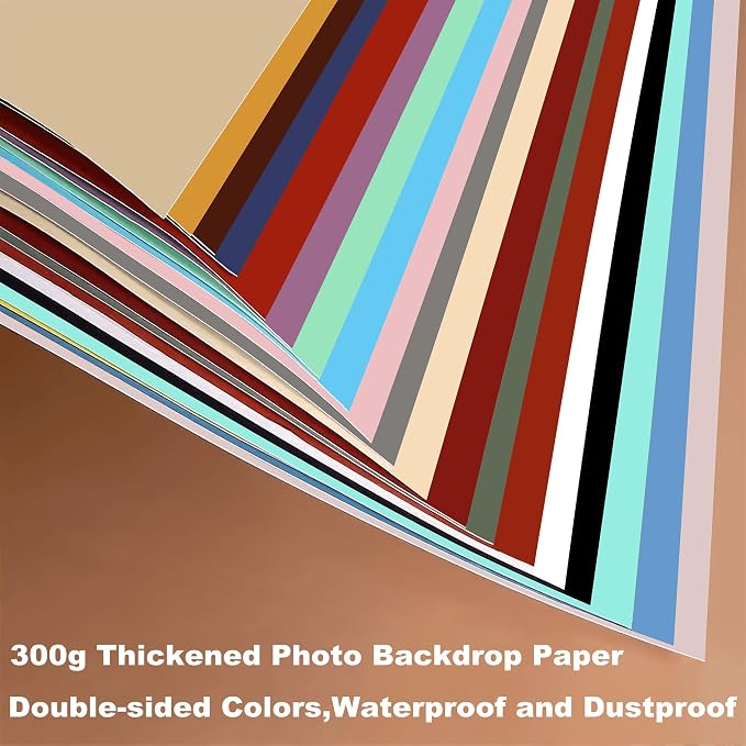 24 Colors Small Product Backdrops Photography Background Paper - Image 2