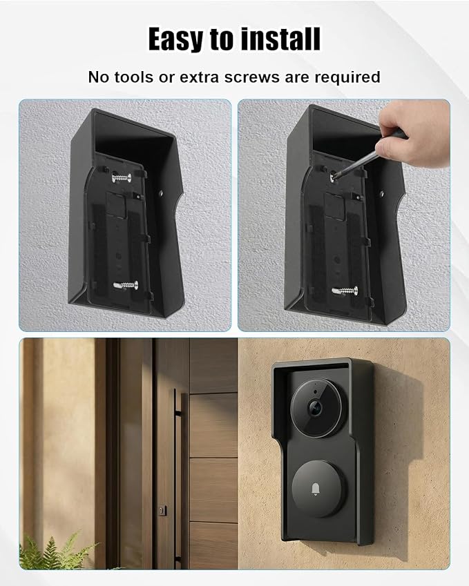 Outdoor Doorbell Protection Shield Compatible - Image 3