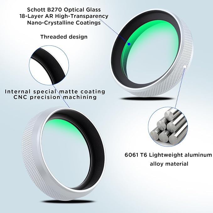 Haoge LUV-X54W Metal Lens Hood - Image 6