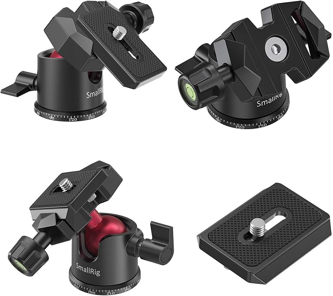 SmallRig Mini Ball Head, Tripod Head Camera 360° Panoramic - Image 7