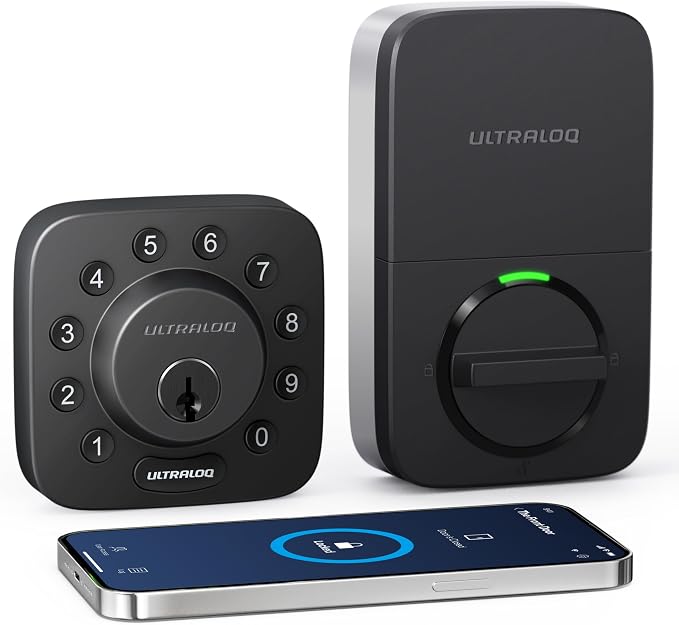 ULTRALOQ U-Bolt Smart Lock, 5-in-1 Keyless Entry Door Lock by ULTRALOQ