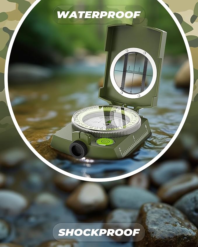 Sportneer Compass: Accurate Durable Lightweight Orienteering Compass - Image 6