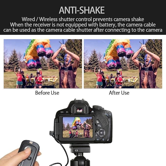 Pixel 2.4GHz Digital Wireless Remote Shutter Release oppilas E3 - Image 4