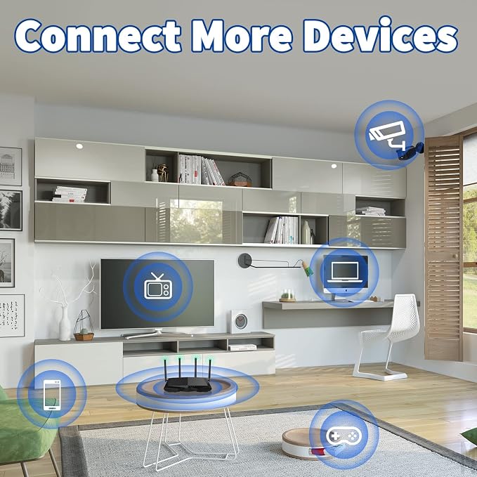 Bingfu Dual Band WiFi 2.4GHz 5GHz 5.8GHz 3dBi MIMO RP-SMA Male Antenna - Image 6