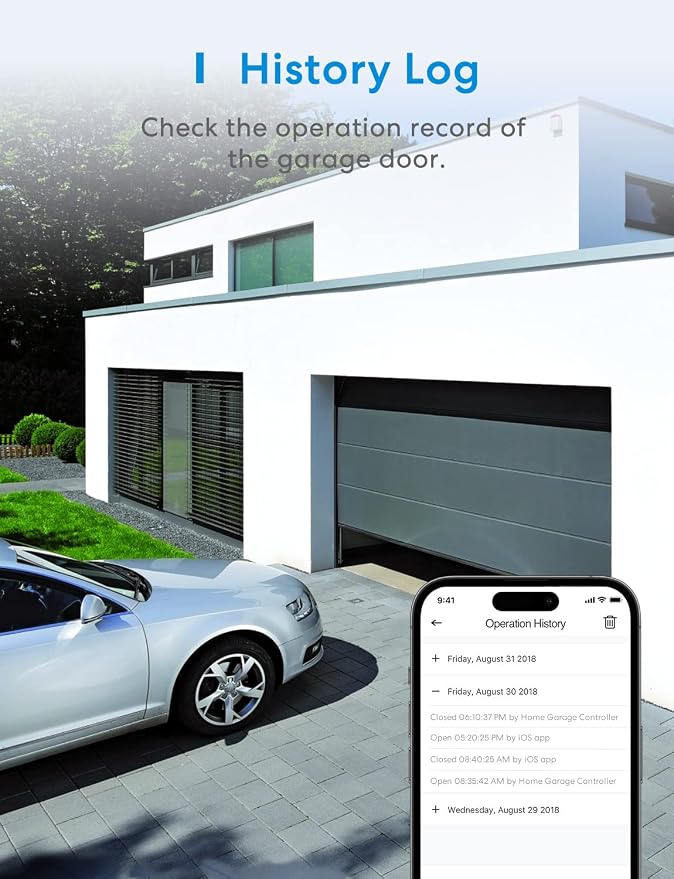 meross Smart Garage Door Opener Remote - Image 6