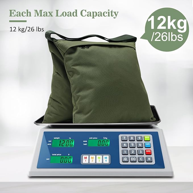 Aimosen 4 Packs Sandbags Military Green Weight Bags - Image 5