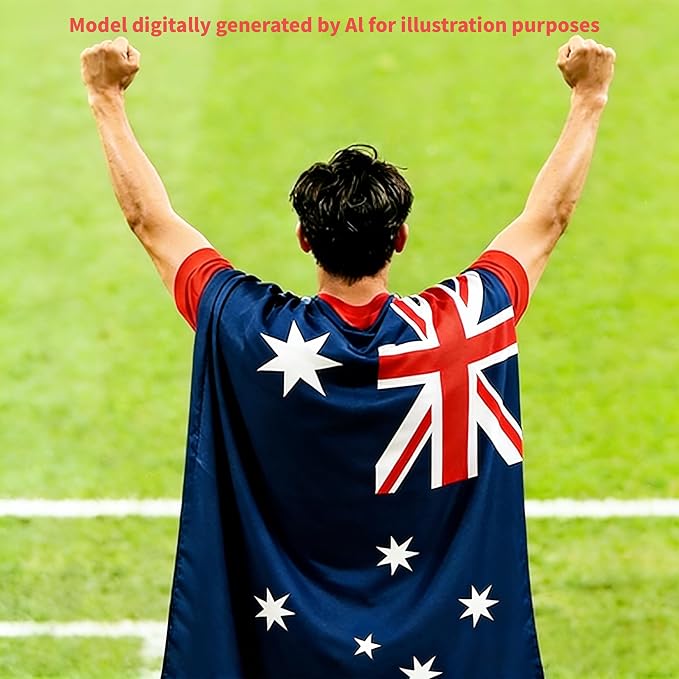 Flag Cape, Wearable Flag Costume, Be Suitable - Image 2