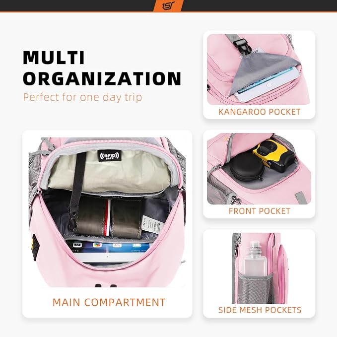 SKYSPER Sling Bag RFID Crossbody Sling Backpack Cross Body Shoulder Bag Travel - Image 2