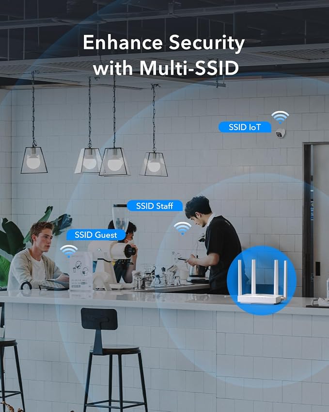 Cudy AC1200 Gigabit Wireless Access Point, Gigabit RJ45, Business WiFi Solution - Image 7