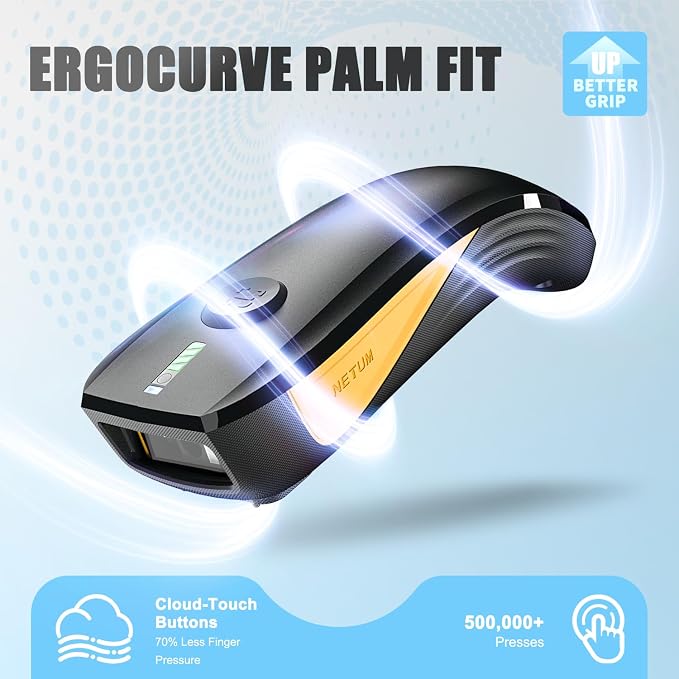 NETUM CS8501 Wireless QR Code Scanner – Upgraded Bluetooth Barcode Scanner - Image 7