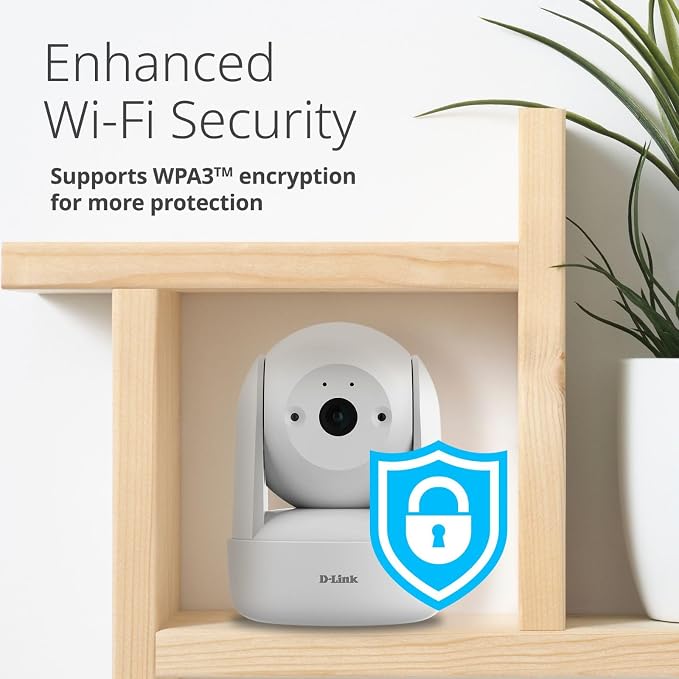 D-Link Indoor Pan & Tilt Wi-Fi Camera w/ 360 Degree View, Full 2K 1296p - Image 11