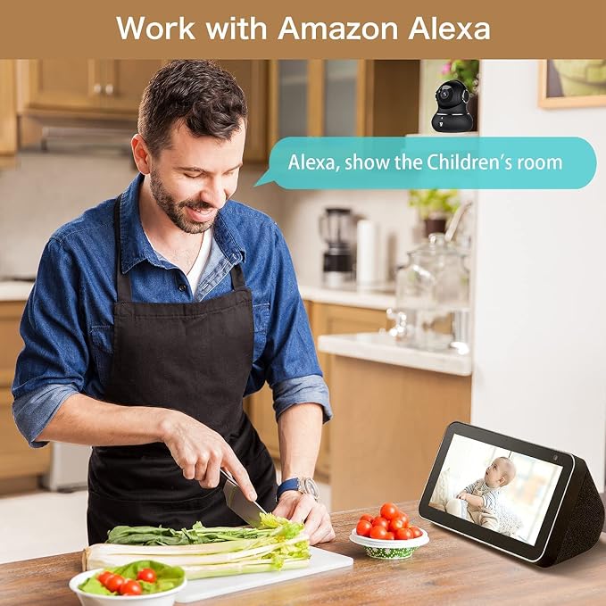 litokam Indoor Security Camera 4 Pack, 360° WiFi Cameras - Image 6