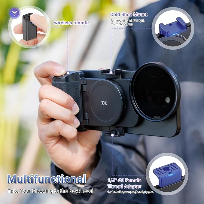 67mm Magnetic Phone Lens Filter Mount + Phone Snap Grip Set - Image 4