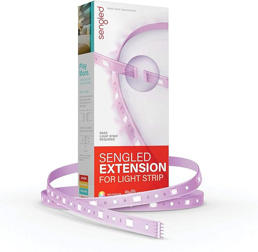 Sengled Zigbee Smart Light Strip 1m/3ft Extension No Plug, Voice Compatible by Sengled