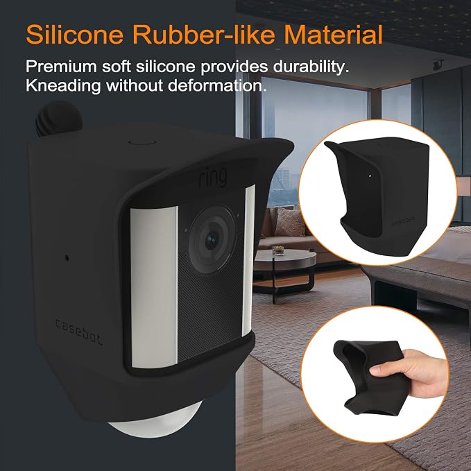 Fintie Silicone Case for Ring Spotlight Cam, Soft Silicone Weather Resistant - Image 5