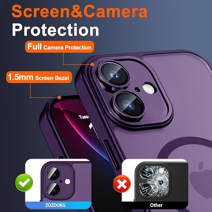 for iPhone 16 Plus Case with Privacy Screen Protector and Camera Protection - Image 6