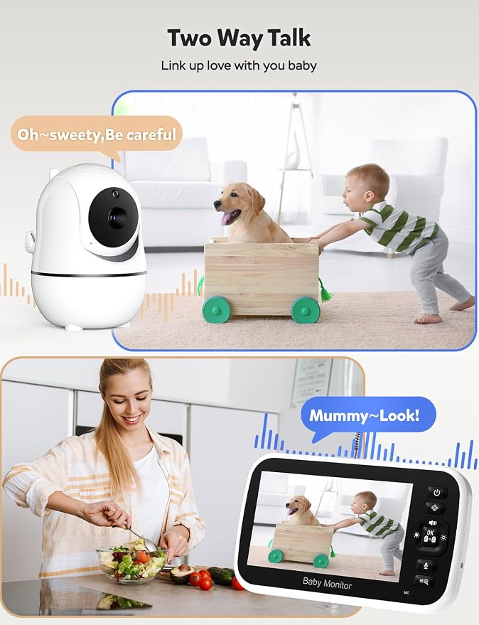 GoodBaby Baby Monitor with Camera and Audio - Image 4