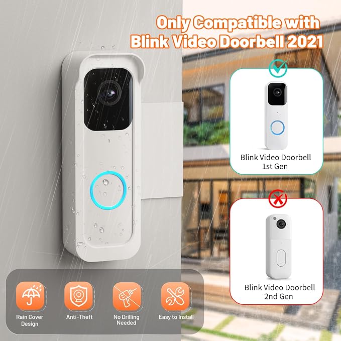 Blink Doorbell Mount, Anti-Theft Camera Mount Bracket - Image 2