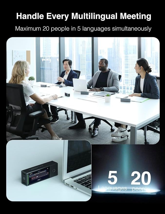 Timekettle X1 AI Interpreter Hub — 40-Language, Two-Way Translation Device - Image 9