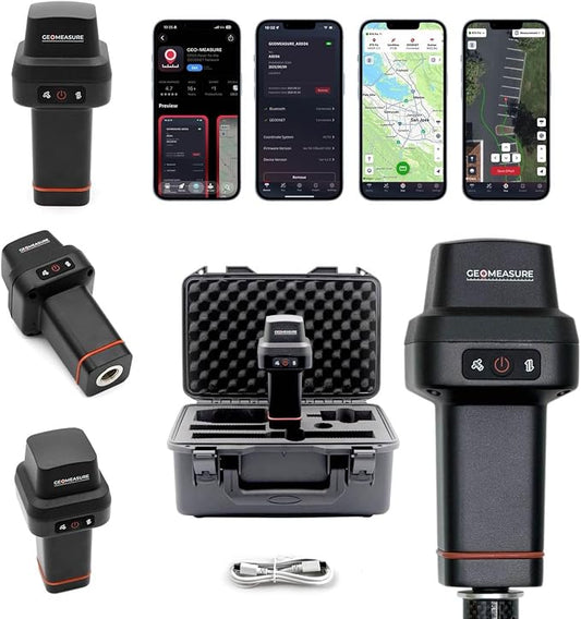 GEO-Measure RTK GNSS Survey Equipment, Handheld GPS Rover Receiver by HYFIXSpatialIntelligence