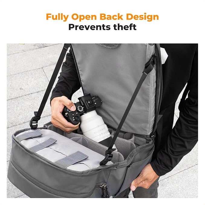 K&F CONCEPT Camera Backpack, Camera Bags - Image 6