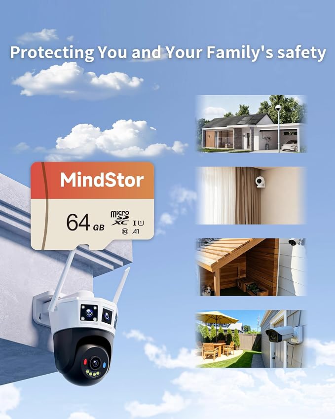 Micro SDXC 64GB Memory Card, MindStor 90MB/s Read Speed TF Card - Image 2