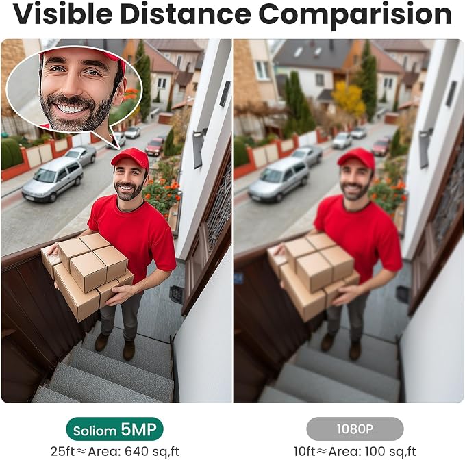 SOLIOM- True 5MP HD Security Cameras Outdoor Wireless, Add-On Camera, Solar - Image 9