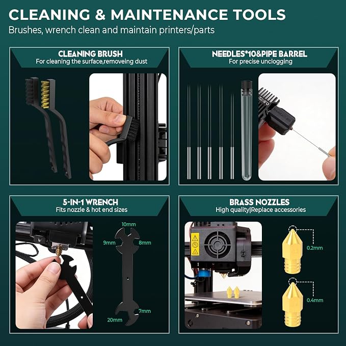 3D Printer Tools Kit, Removal Scraper, Engraving Knife, Wire Cutter - Image 3