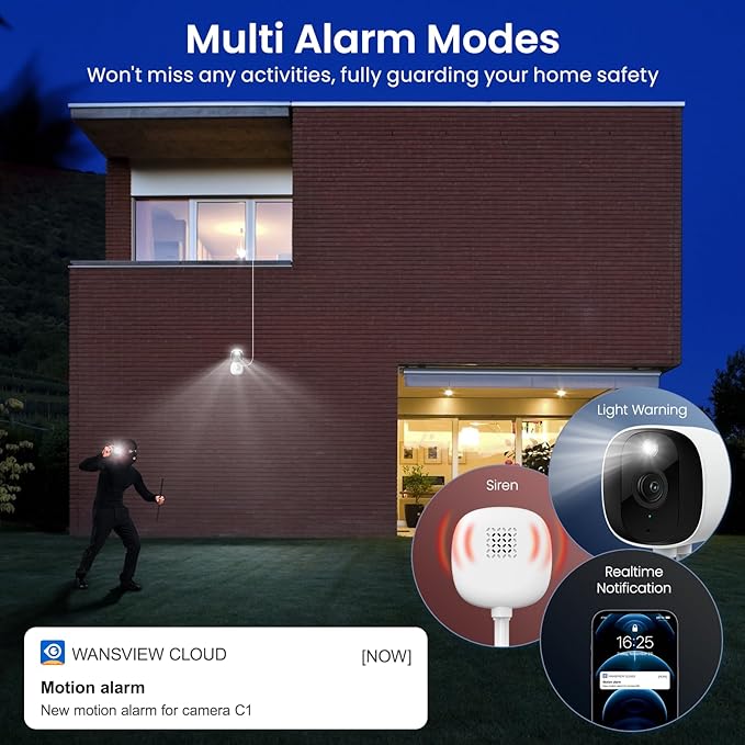 AOQEE 2K Cameras for Home Security-Outdoor/Indoor Camera for - Image 8