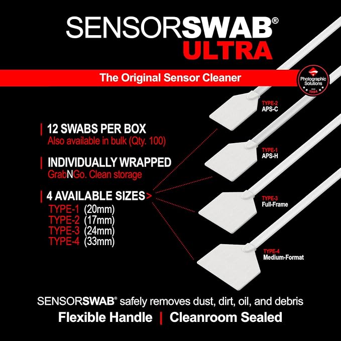 Photographic Solutions Sensor Swab Ultra 24mm Type-3 Digital Imaging Sensor - Image 3