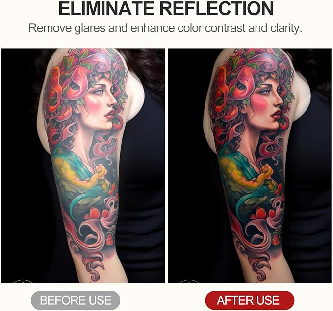 Tattoo Light Kit with 180LED and CPL Filter Len, Polarized Light - Image 2