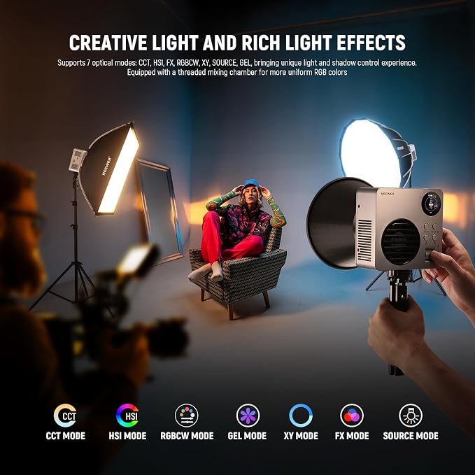 NEEWER HB80C RGBWW LED Video Light - Image 3