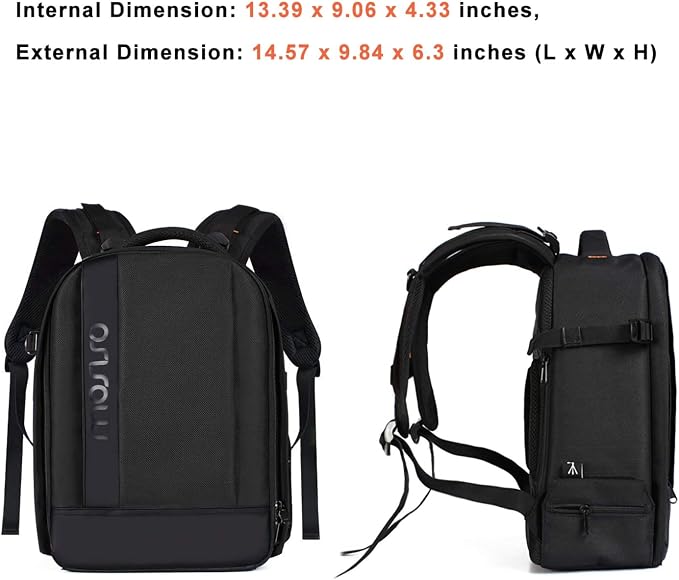 MOSISO Camera Backpack, DSLR/SLR/Mirrorless Photography Backpack Buffer Padded - Image 7