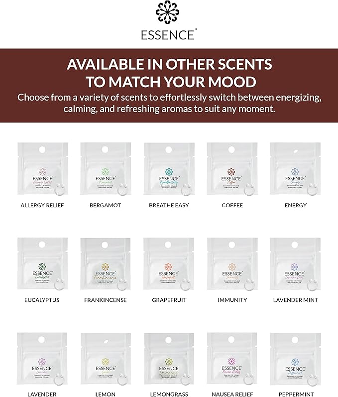 Essence Wearable Aromatherapy Nasal Diffuser – Coffee Essential Oil Nose Ring - Image 6